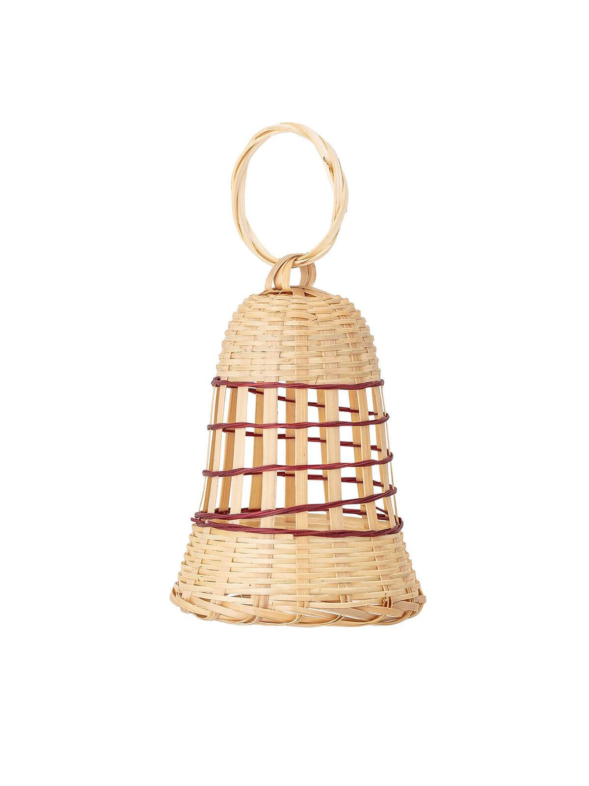 Woven Bell Set of 3 Bamboo Rattan Sciona Akon | Christmas Tree Ornament ...