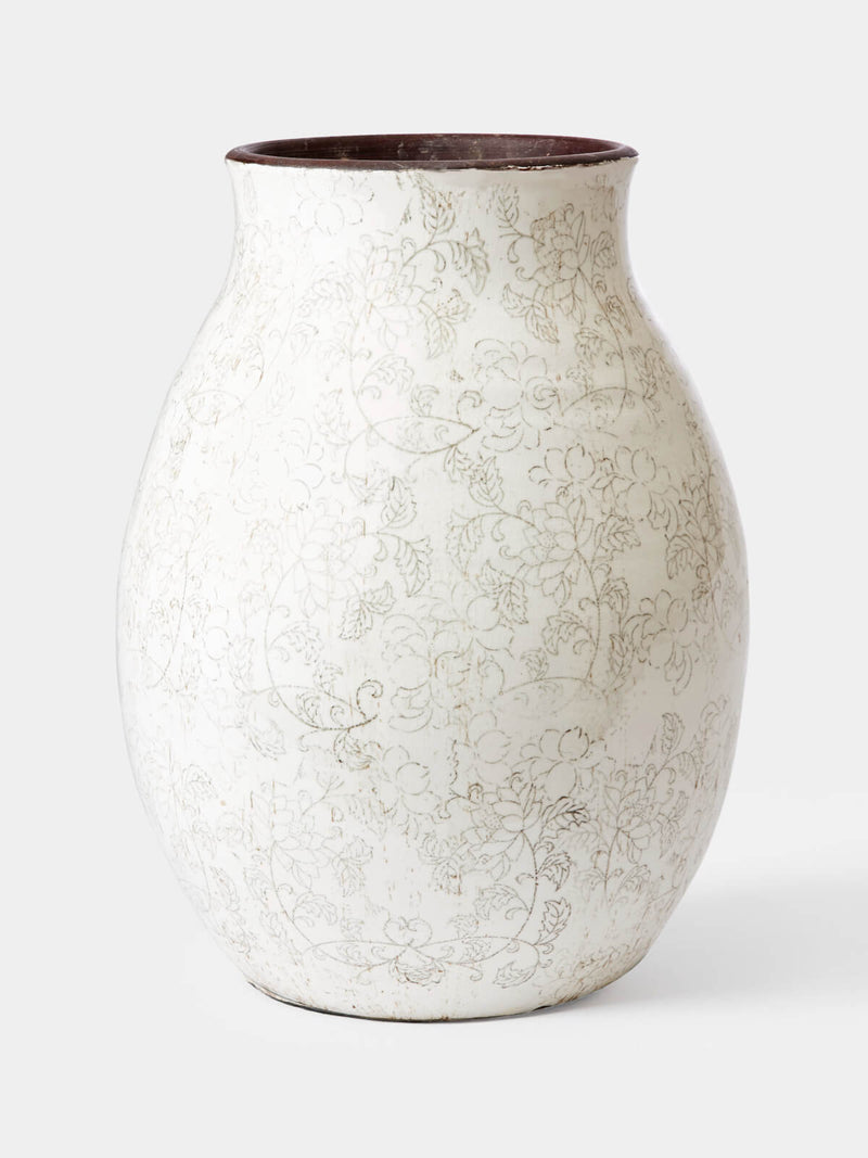 Stowe Scroll Tall Vase