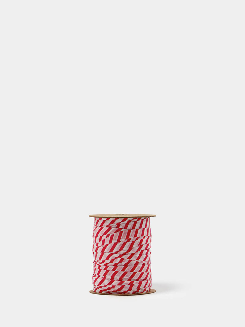 Striped Paper Ribbon Candy Cane Stripe Ribbon Paper White Red | Gift Wrapping Paper ...