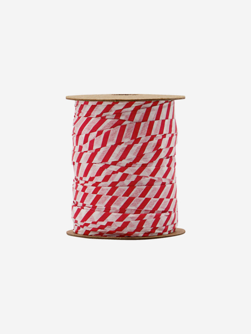 Striped Paper Ribbon Candy Cane Stripe Ribbon Paper White Red | Gift Wrapping Paper ...