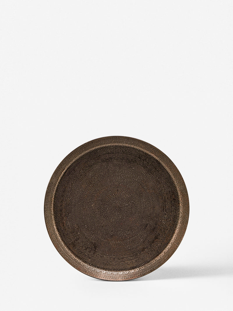 Diya Antique Bronze Tray