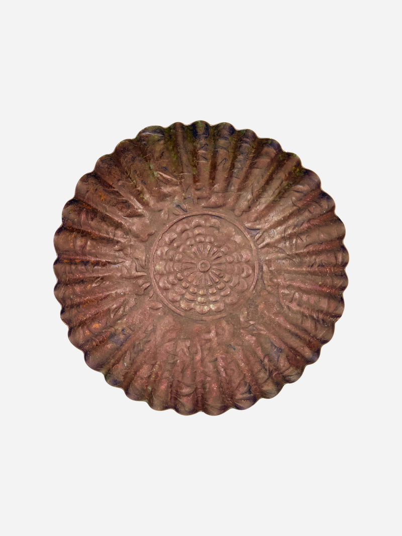 Aruna Decorative Plate Burnt Umber