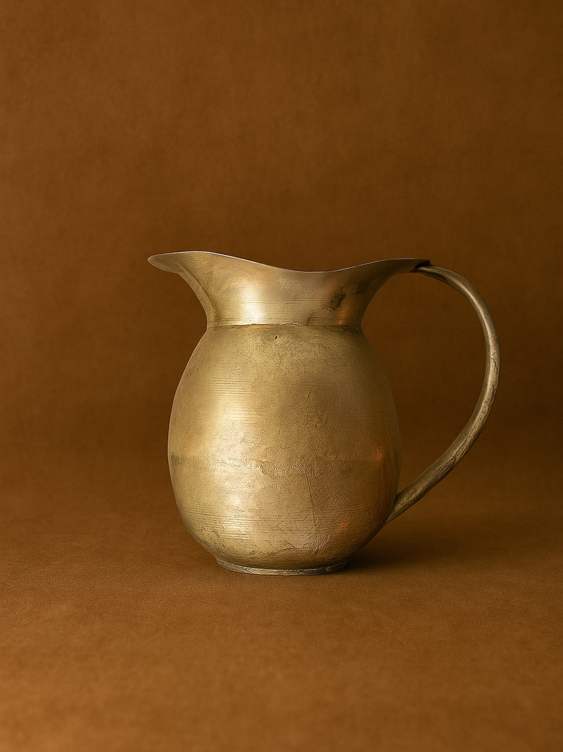 THATCH Living Vintage Brass Water Jug  Metal - by THATCH Living