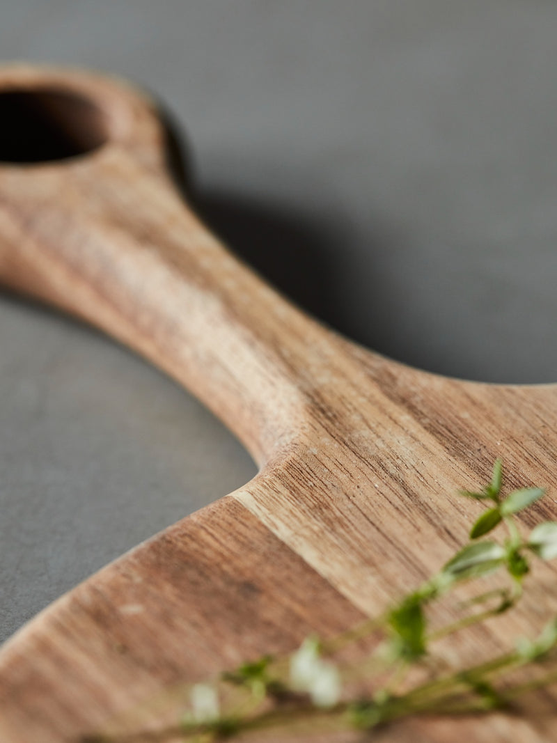 Rectangle Acacia Oak Chopping Board rustic table