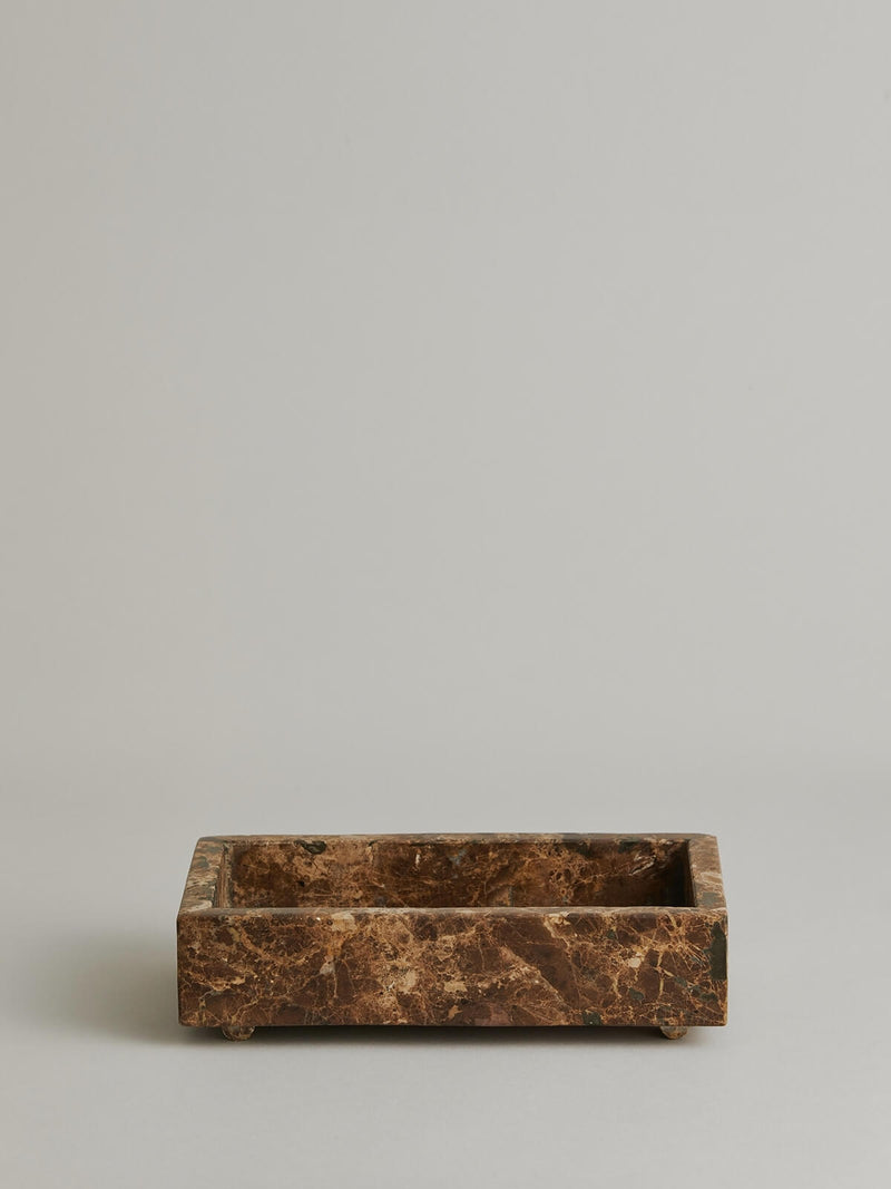 Acanthus Marble Oblong Tray