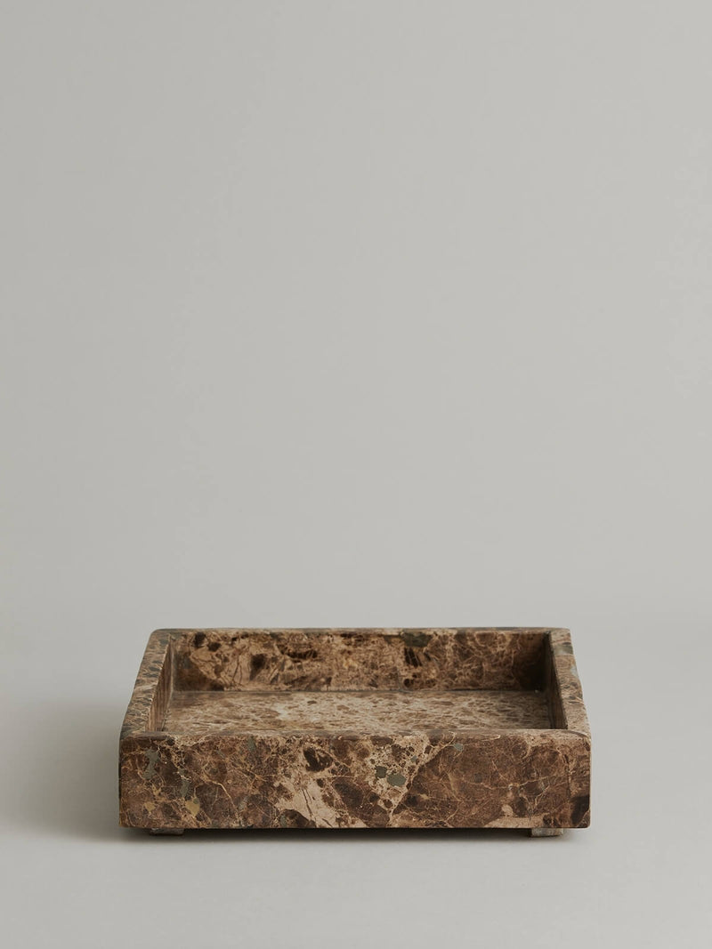 Acanthus Marble Square Tray