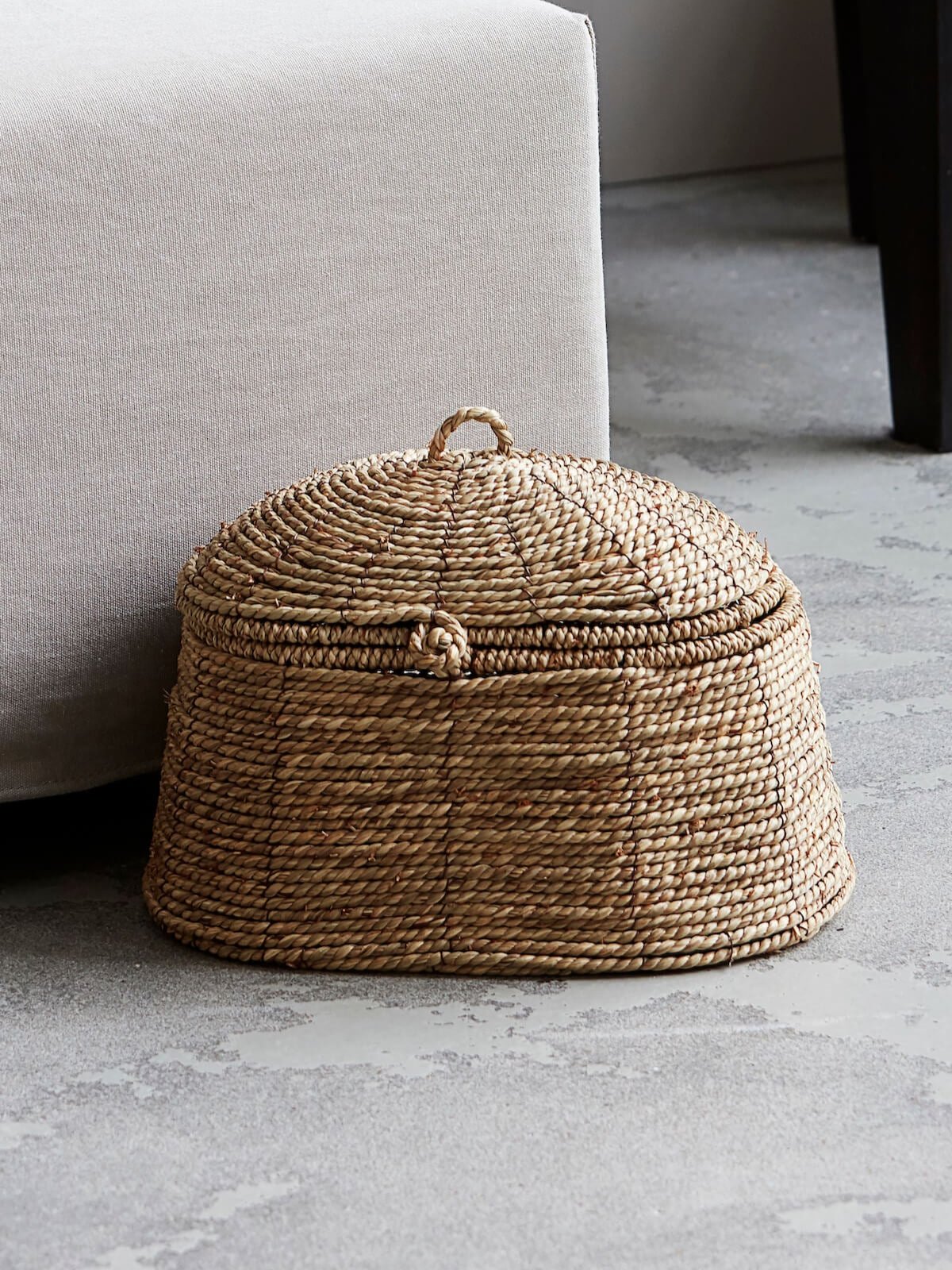 Rama Basket Malvern | Seagrass Lidded Basket | Sustainable, Handmade ...