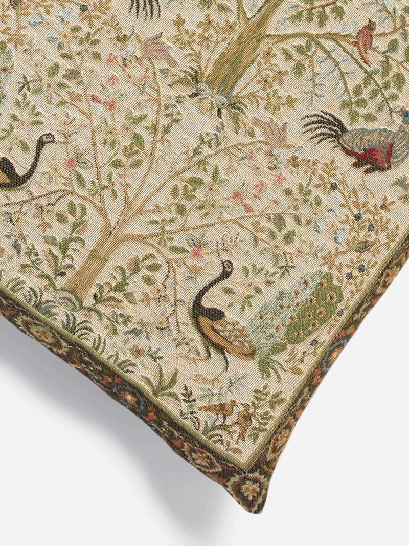William Morris Tapestry Cushion Birds & Trees 18"
