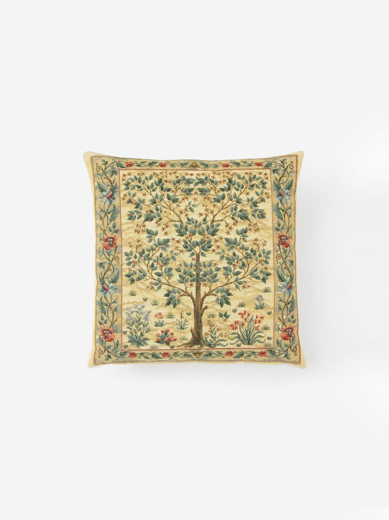 William Morris Tree of Life Light Tapestry Cushion 13"