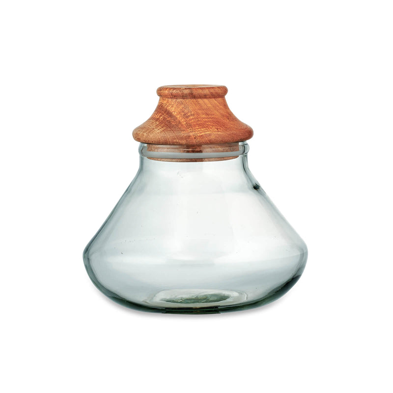 Akiko Small Glass Storage Jar