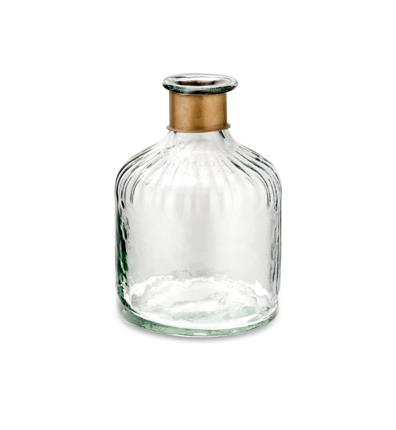 Ava Hammered Glass Bottle