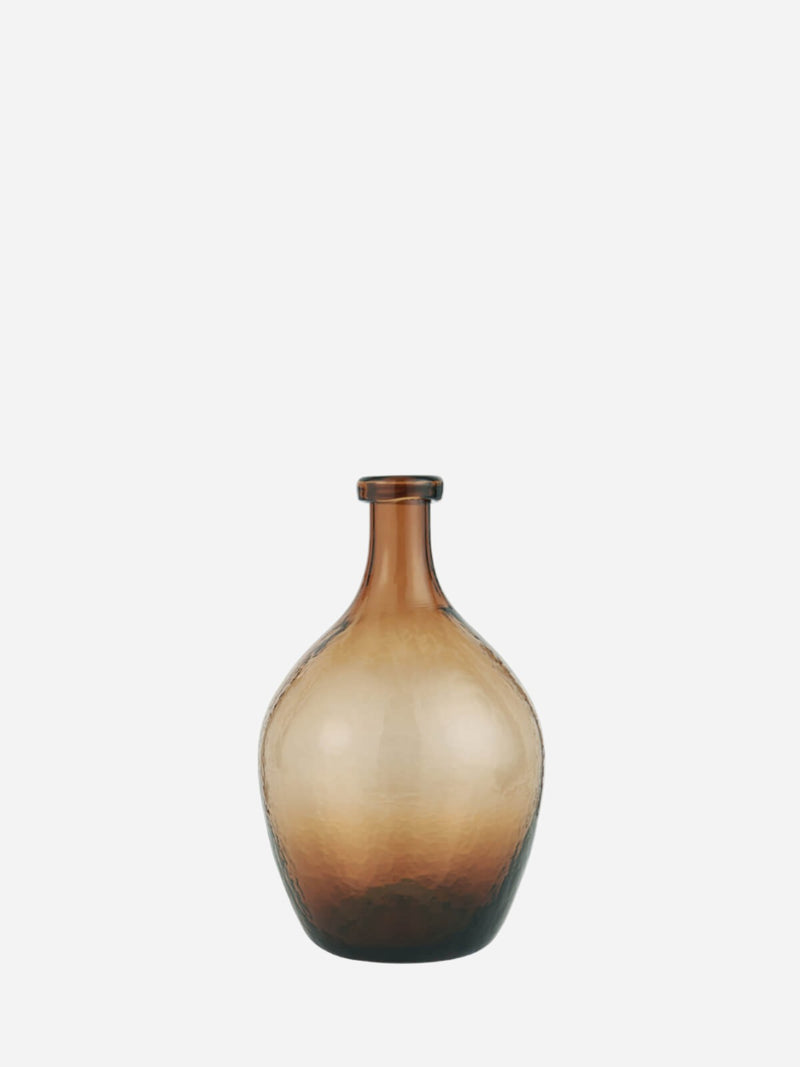 Brampton Amber Vase Small