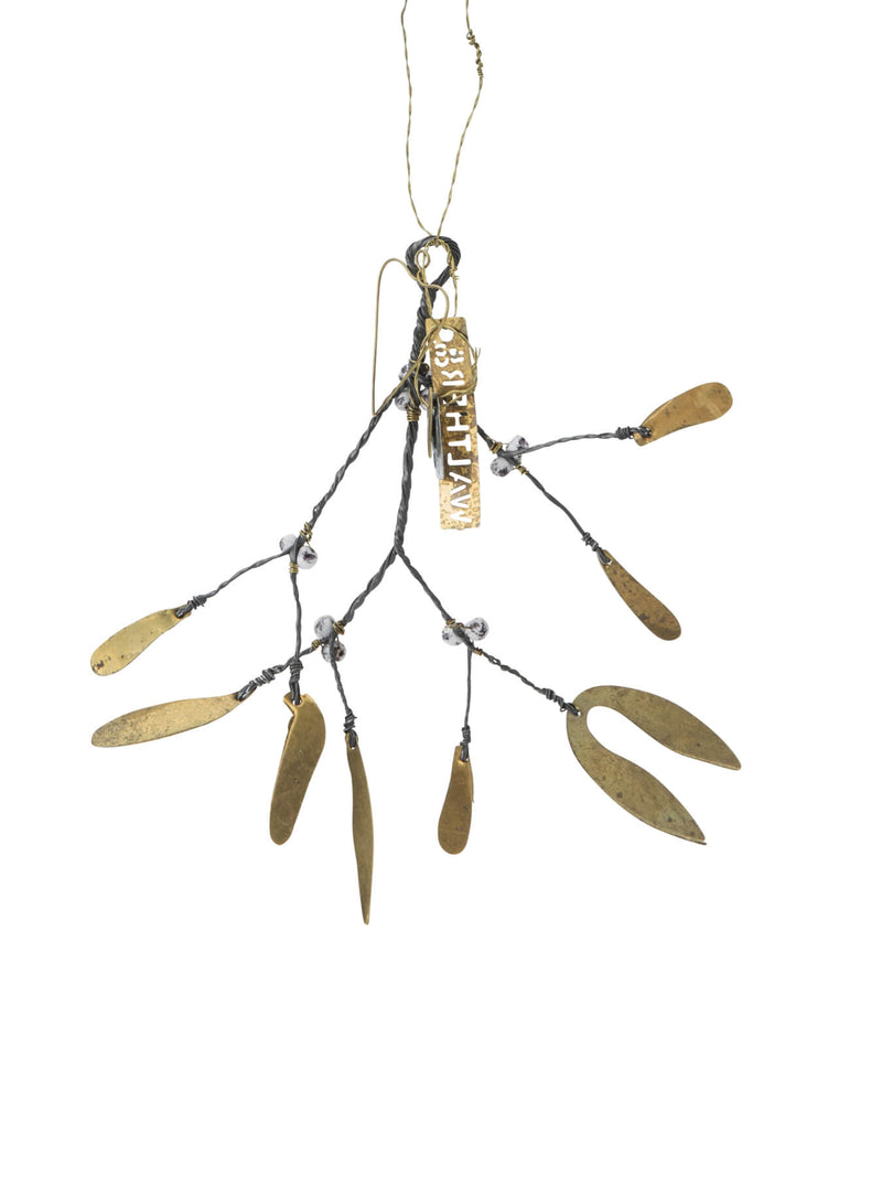 Brass Hanging Mistletoe