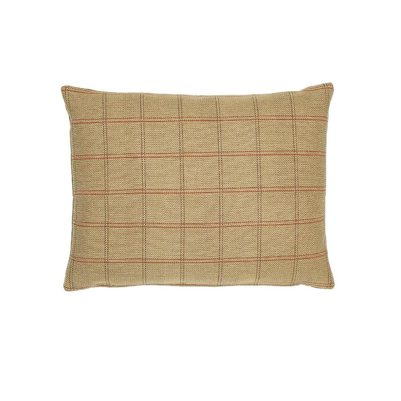 Country Plaid Tapestry Oblong Cushion