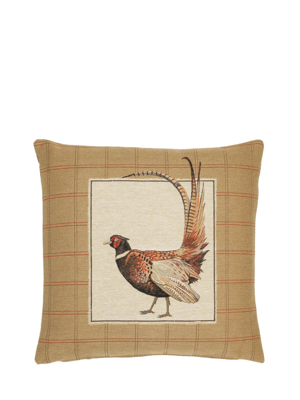 Fantail Pheasant Right Tapestry Cushion
