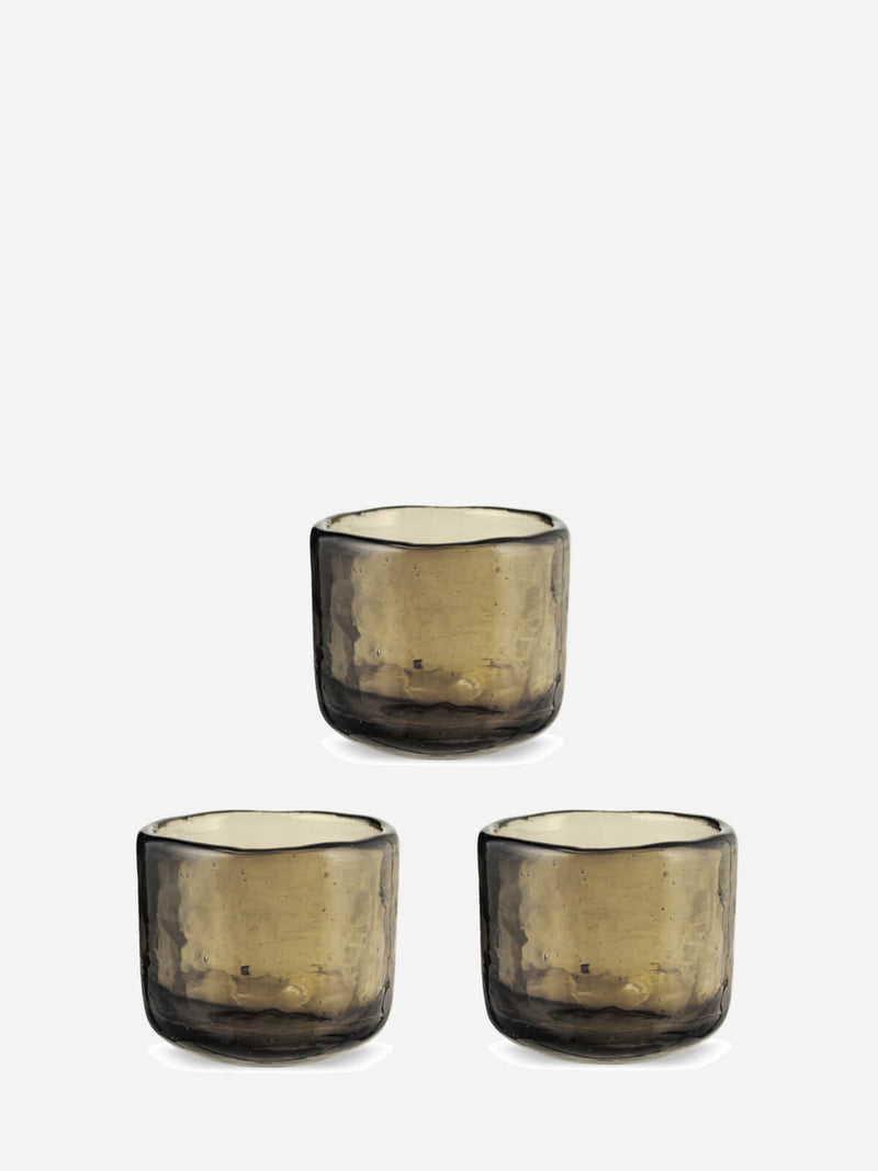 Eldon Glass Tealight Small S/3