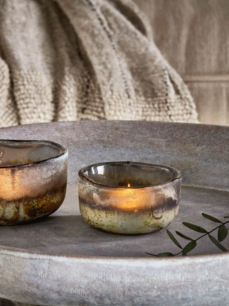 Vena Glass Tealight S/2 | Seconds