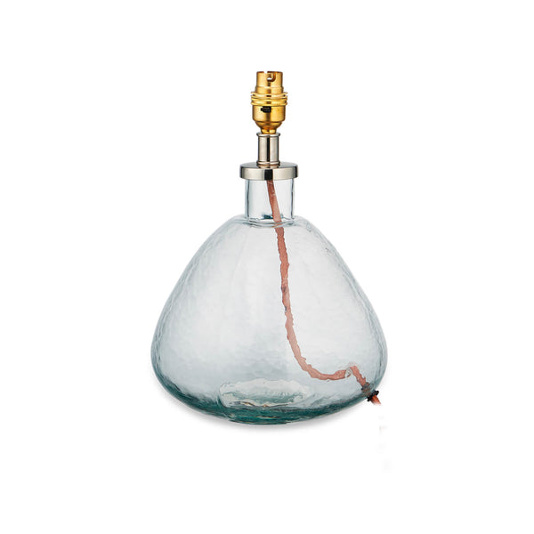 Kensington Wide Clear Glass Lamp Base