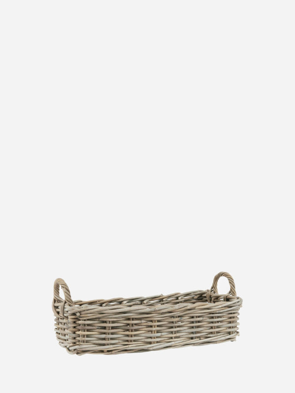 Crofter Natural Wicker Oblong Basket Small