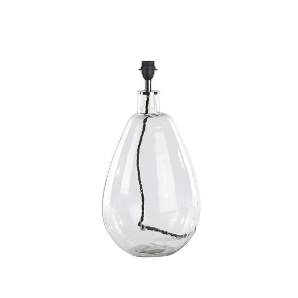 Kensington Extra Tall Clear Glass Lamp Base
