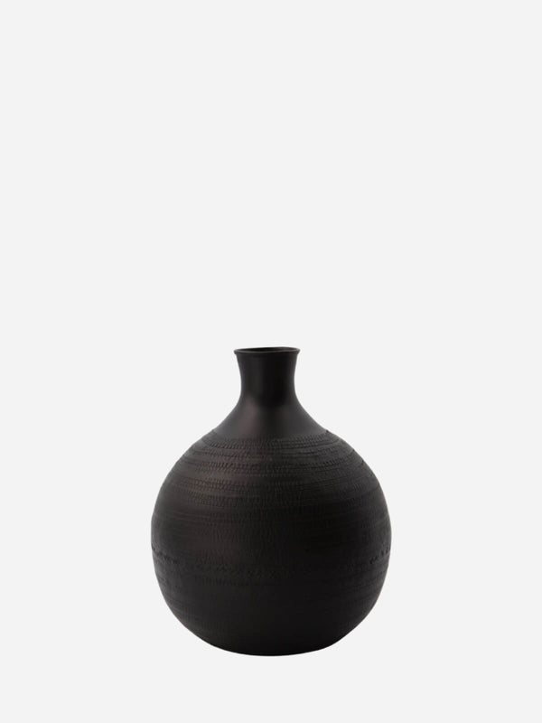 Koto Black Vase Small