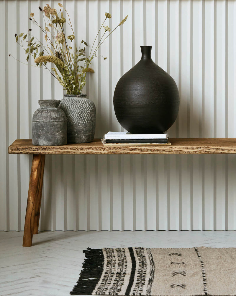 Koto Black Vase Large