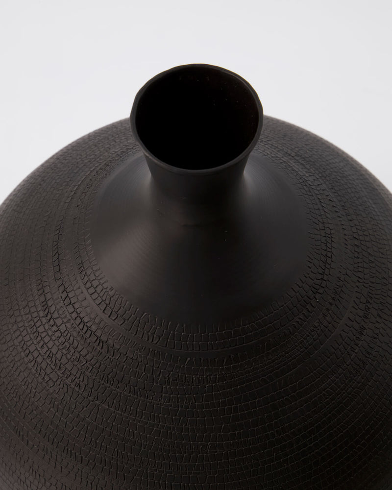 Koto Black Vase Large